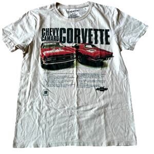 VTG Chevy Camaro Corvette T-Shirt Med Classic Cars Muscle VTG Red Retro 70s Top